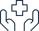 Healthcare sector icon